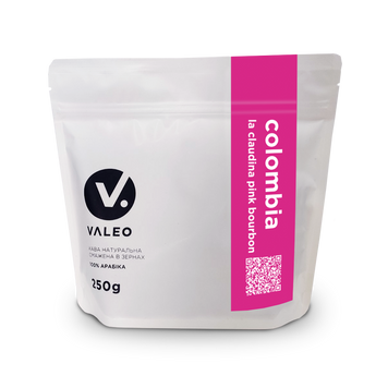 Кава в зернах Valeo Colombia La Claudina Pink Bourbon 2284 фото