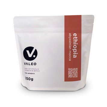 Кава в зернах Valeo Ethiopia Abyssinian Mocca 210 фото